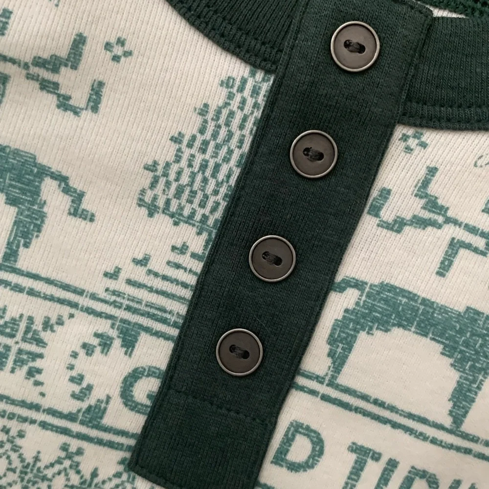 Hearth & Hand Unisex Green Good Tidings Pajamas